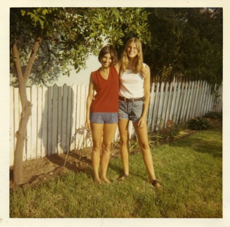 Laurie and Sister Ginger - 1970