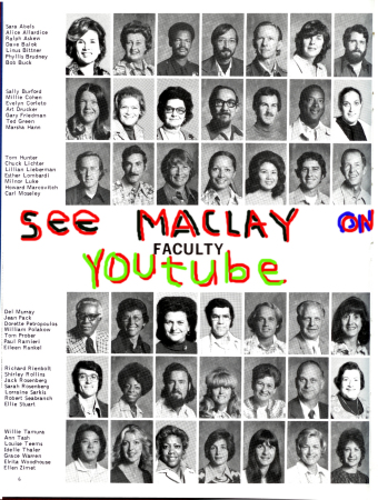 1976 Maclay teachers