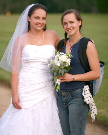 Wedding of Analisa Maria with sister, Erica