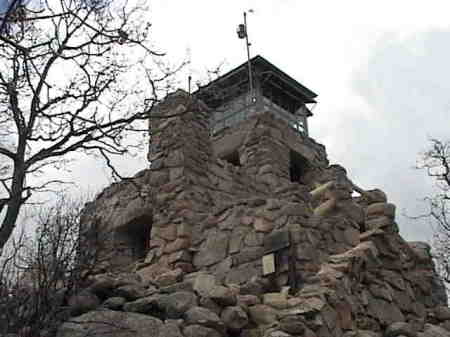 Monjeau Lookout, at 9600 feet, built in 1946