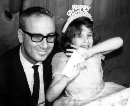 Lolly & Dad - 3-18-1961 - my 7th birthday