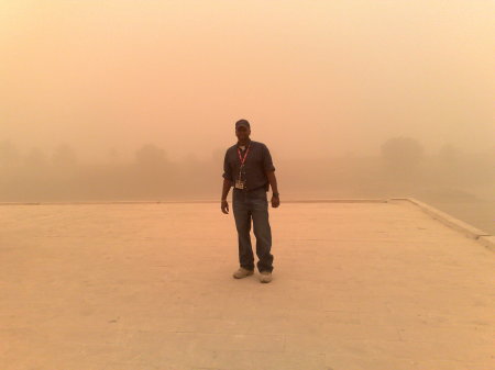 In an Iraqi sand storm