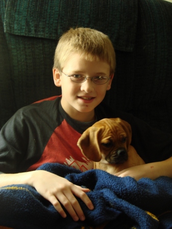 Jake & our dog, Penni