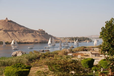 NILE RIVER IN ASWAN