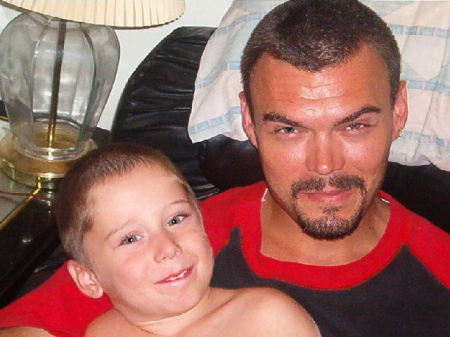 My oldest son Shawn and my grandson