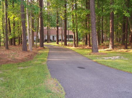 Front yard driveway