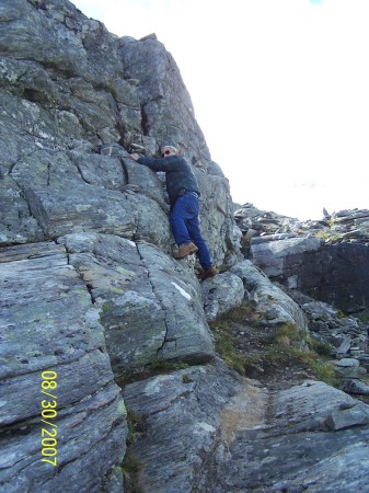 Real rock climbing