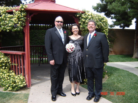 Our wedding day- 2008