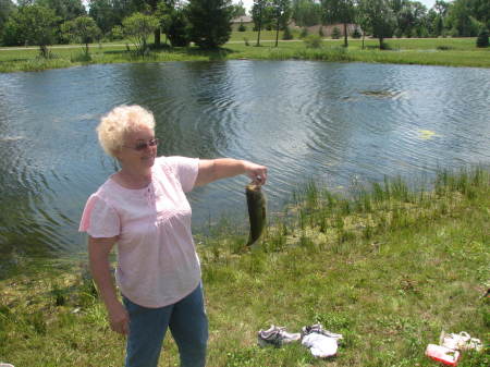 Fishing in Mich with my son Patrick