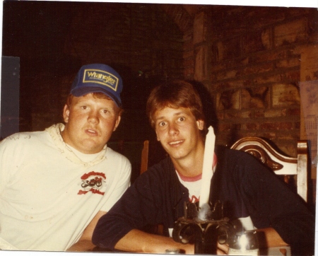 me and scott wilson mexico 1984