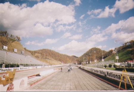 rebuilding the track at Thunder Valley