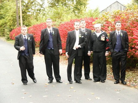 Jason and his groomsmen