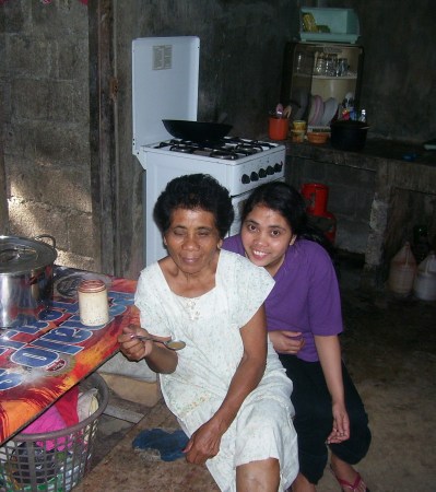Lyn and her mama, Felicitas