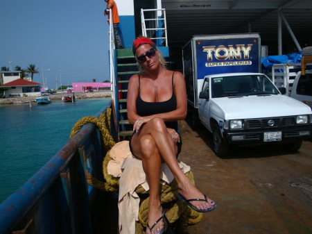 On the Ferry to the Island