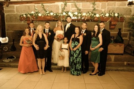 Our son Jason' wedding All our kids with wifes