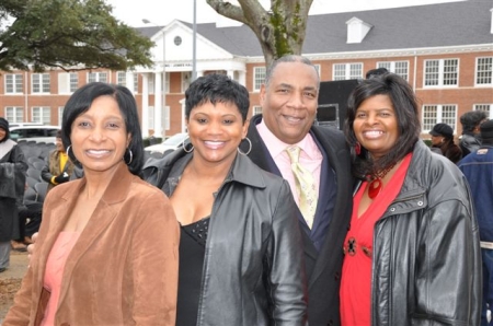 Cordie, Friends and Coach Broadway(GSU FB)