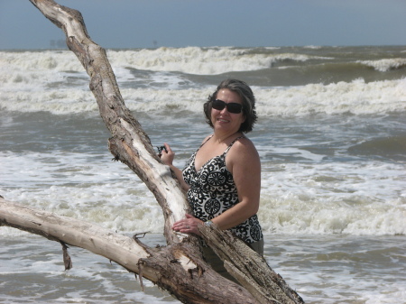 Me on the beach at Dauphin Island