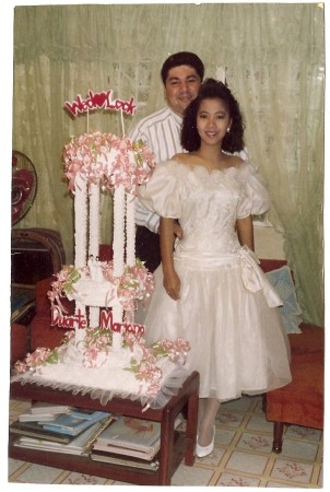 wedding day 28Jan91