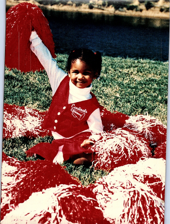 Whitney at 3 years old.