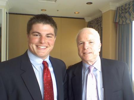 Mike Jr. and Sen. John McCain