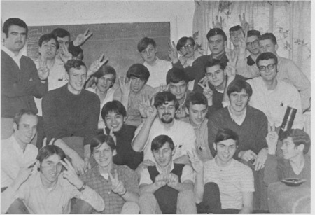 The Grade 13 boys from 1970
