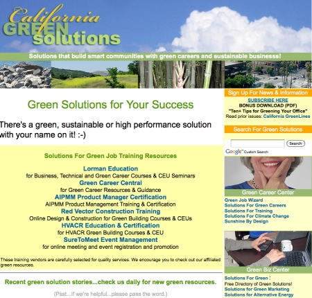 California Green Solutions - my main website