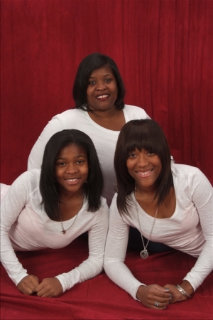Me and my daughters.