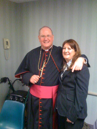 Archbishop Dolan and Lory (that's how I go by)