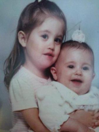 Amber and Anna when they were little