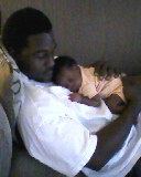 Hubby and baby