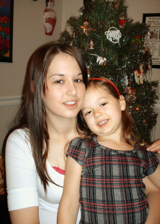 Rachel and Natalie December 25, 2009