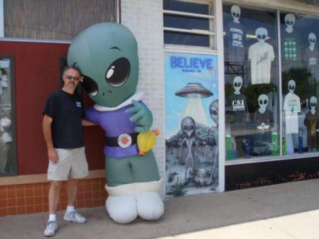 me and an alien