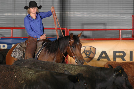 Kelli at the High School National Finals Rodeo