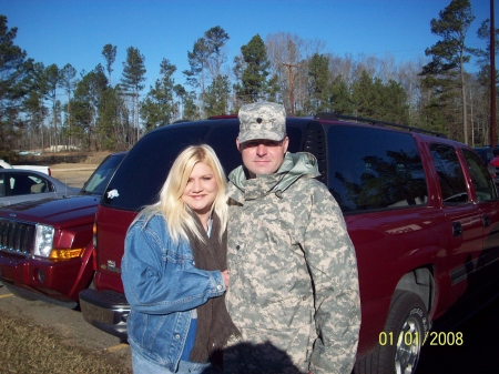Me and Hubby- before Iraq deployment