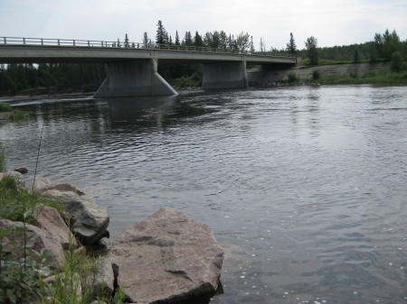 Walleye Fishing - McLeod River  8/8/09