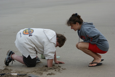 clamming