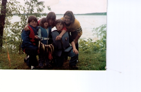 At Leach Lake in 1983
