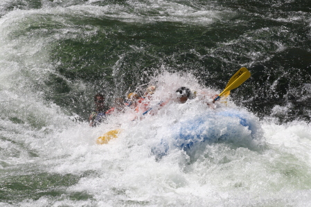 rafting on the Deschuets in Oregon 2008
