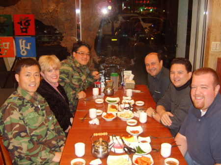 Seth, Kevin and me in Korea 2005 (co-workers)