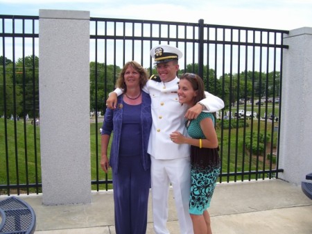 Me & my kids (Jason's USNA graduation)