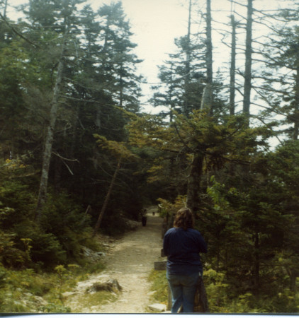 Our first wedding anniversary, August, 1987