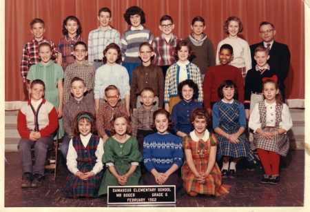 Mr. Boger's 6th grade class 1962