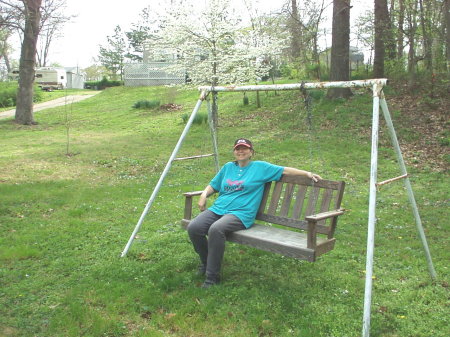 Myself in our front yard, taken in 2006
