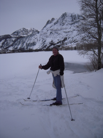 Trying to cross-country ski for the 1st time!