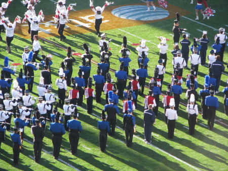 Half-time at the Cotton Bowl 2009
