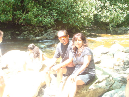 Me and My Wife at the Mountains in Tenn