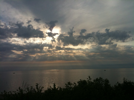 Sunset at Lake Michigan