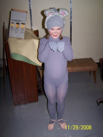 Gwenn as a mouse in the Nutcracker 2008