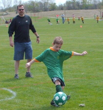 What a soccer stud