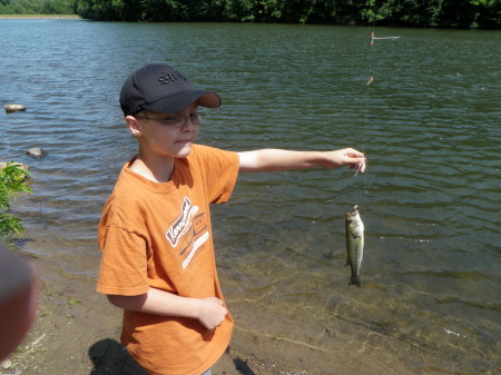 My Grandson's Trout in Pennsylvania